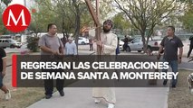 En Monterrey, preparan Viacrucis por Semana Santa