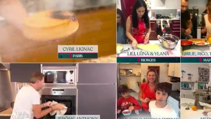 FEMME ACTUELLE - "Tous en cuisine" : dépassé, Cyril Lignac fait brûler son gâteau en direct