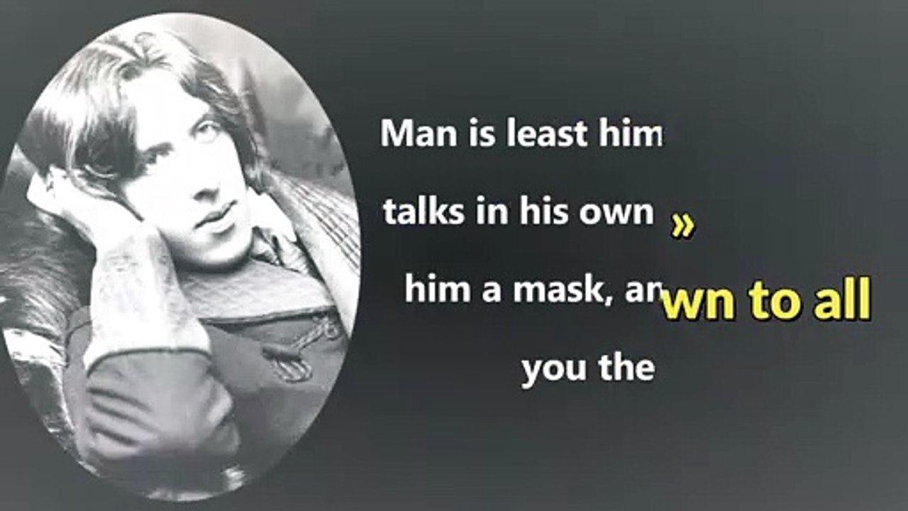 Oscar Wilde Quotes which are better to be known when young to not Regret in Old Age