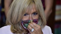 FEMME ACTUELLE - Brigitte Macron : pourquoi vous ne trouverez nulle part le masque qu'elle portait aux Journées du Patrimoine