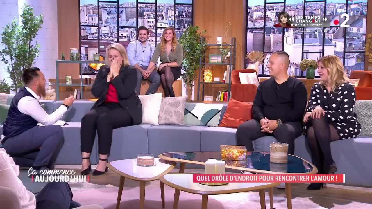 FEMME ACTUELLE - "Ça commence aujourd’hui" : Faustine Bollaert émue par une bouleversante demande en mariage