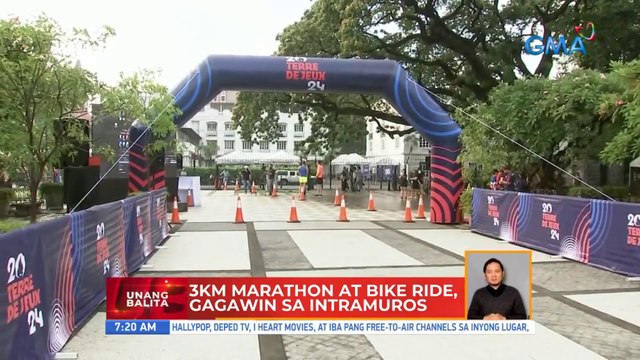 3km marathon at bike ride, gagawin sa Intramuros | UB