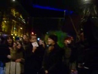 Sortie du restaurant Tokio Hotel 17/11/07