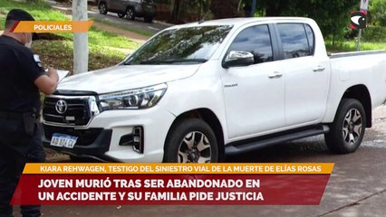 Joven murió tras ser abandonado en un accidente y su familia pide justicia