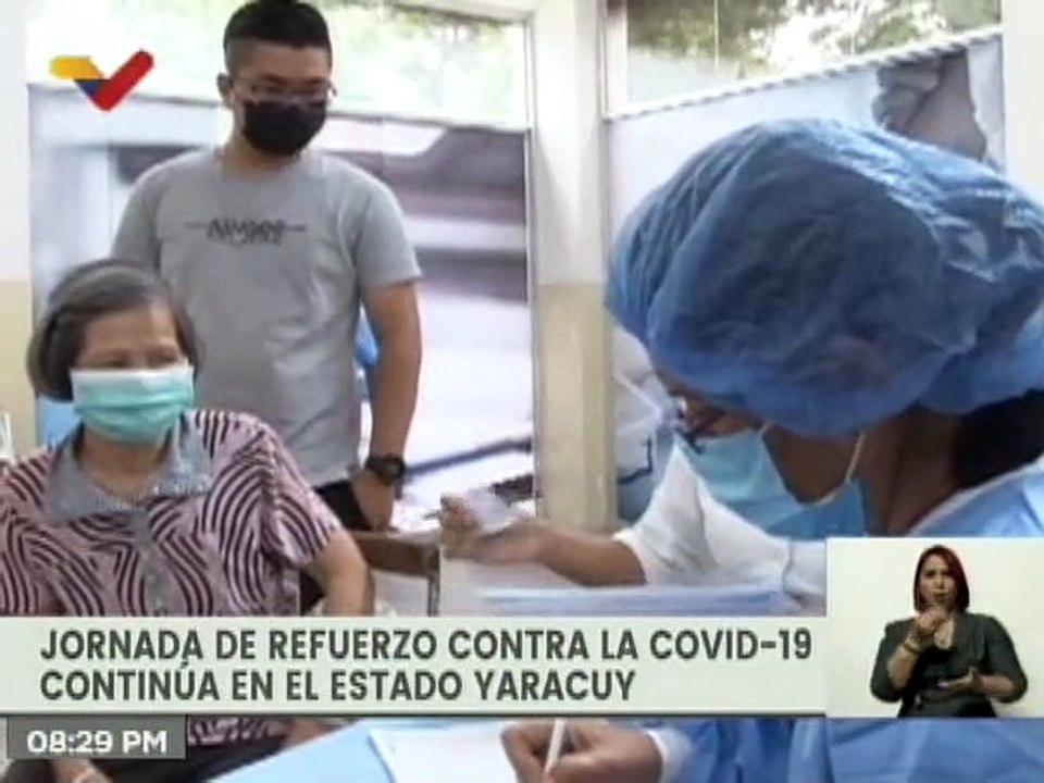 Jornada de refuerzo contra la COVID-19 continúa en el estado Yaracuy