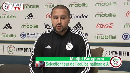Interview de Bougherra pour son premier stage en 2022