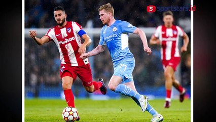 Atletico Madrid Nol Tembakan ke Arah Gawang, Manchester City Menang!
