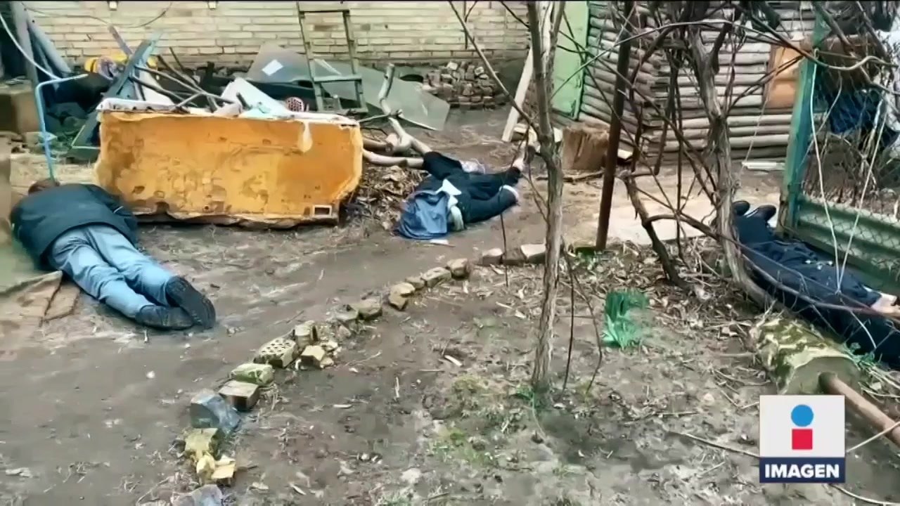Siguen apareciendo los muertos en Bucha