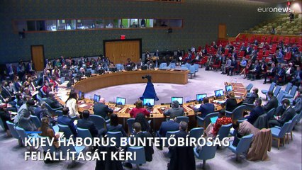 Háborús büntetőbíróság felűllítását kéri Kijev