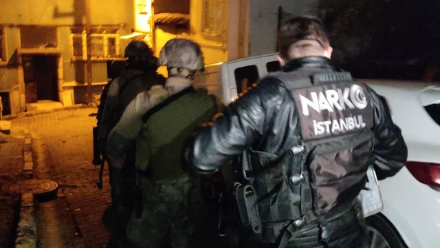 İstanbul'da şafak vakti narkotik operasyonu
