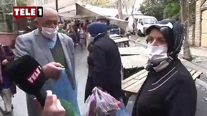 Ekonomik kriz yok diyen AKP'li seçmen röportaj bitiminde krizi kabul etti