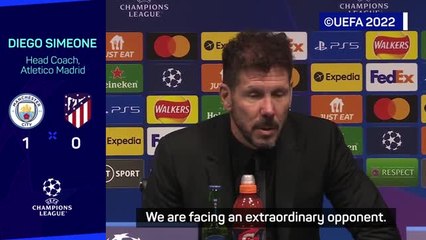 Download Video: Atleti 'suffered' in Man City defeat - Simeone