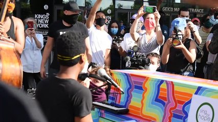 Jon Batiste, WE ARE A Revival..... Opening With a Passionate Rendition of the Star Spangled Banner