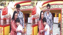 Rupali Ganguly ने बेटे पर और पति संग मनाया जन्मदिन, मंदिर जाकर लिया आशीर्वाद; Video | FilmiBeat