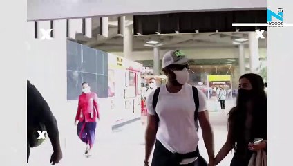 After Hrithik Roshan-Saba, Sussanne & Rumoured bf Arslan Goni spotted hand in hand at the airport