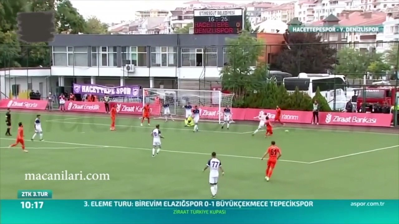 Hacettepe Spor 0-4 Yukatel Denizlispor [HD] 25.09.2019- 2019-2020 Turkish Cup 3rd Round