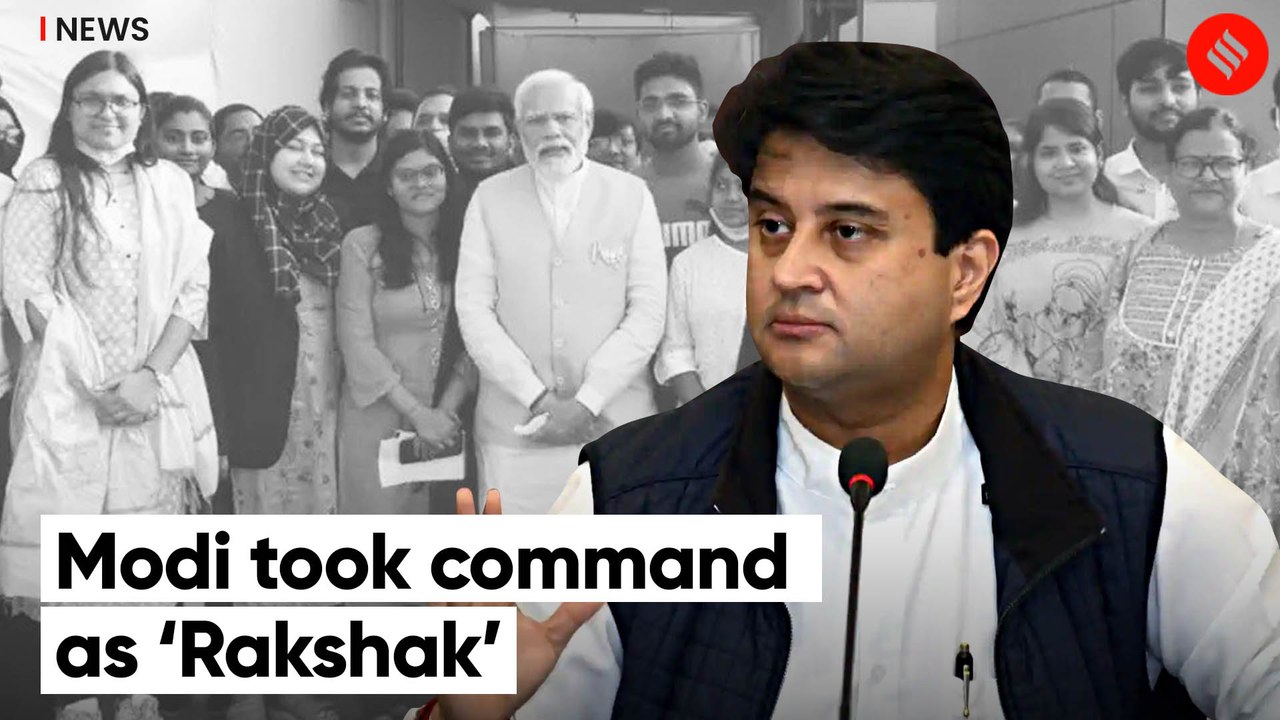 Scindia calls PM Modi ‘Rakshak’, says only India continued mission till last citizen was evacuated