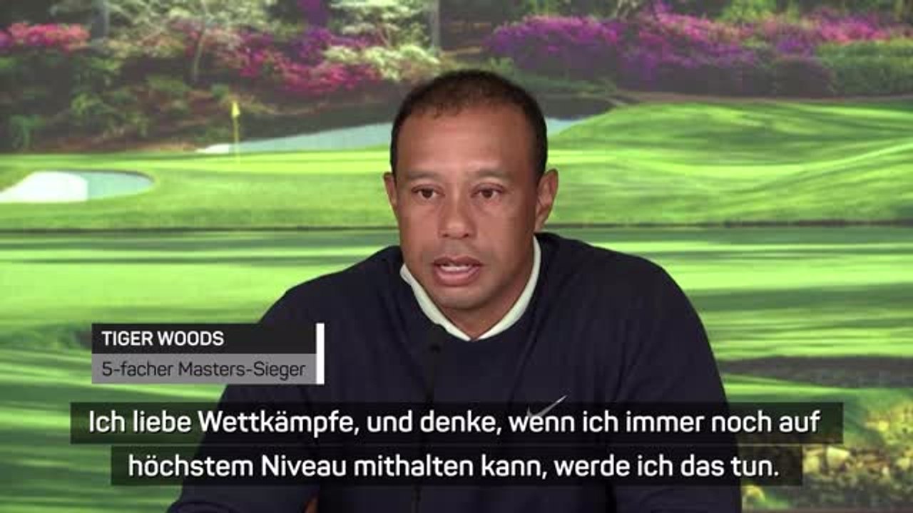 Woods vor Comeback: "Ich liebe Wettkämpfe"