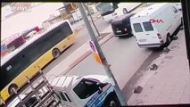 Sultanbeyli'de otobüs ortalığı birbirine kattı