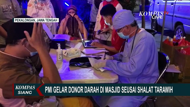 Donor Darah Mobile dari Masjid ke Masjid, PMI Pekalongan Siapkan Makanan Gratis