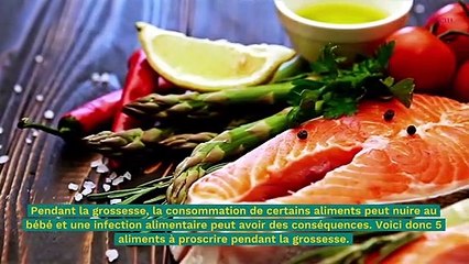 Descargar video: 5 aliments interdits pendant la grossesse