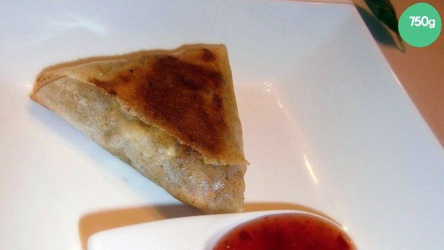 Samoussa thon, crevettes et Philadelphia