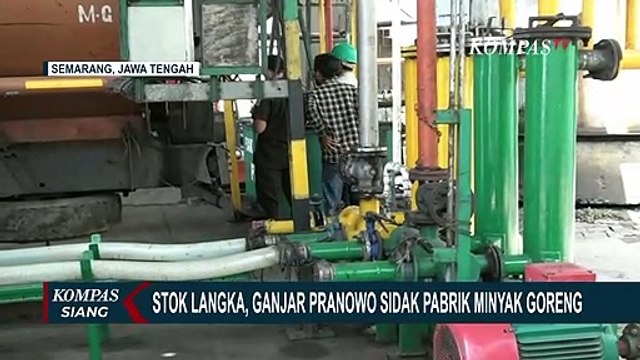 Sidak Pabrik, Ganjar Marah Karena Jatah Minyak Goreng Jawa Tengah Berkurang dan Terlambat Datang