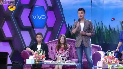 [2014.10.04 HappyCamp P2]"Thương Yêu Nhất" nổ tung "Đại Bản Doanh Vui Vẻ"-Triệu Vy Hà Cảnh nhận thân #2zhaoweiVietSub