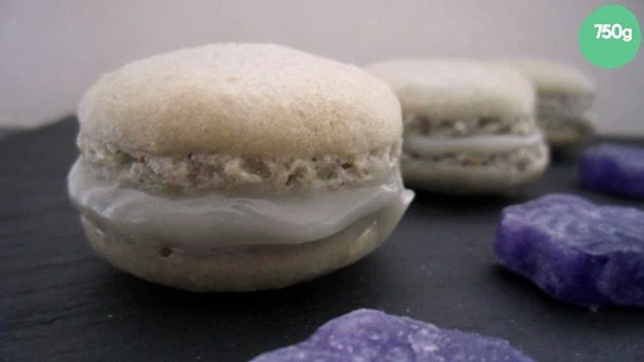 Macarons à la violette