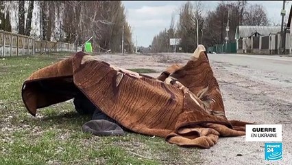 Guerre en Ukraine : au nord-ouest de Kiev, la ville de Borodyanka est dévastée