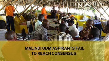 Download Video: Malindi ODM aspirants fail to reach consensus