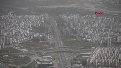 Toz taşınımı, Tünektepe'nin manzarasını kapattı