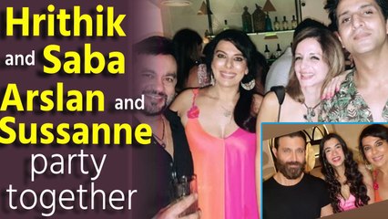 Hrithik-Saba, Arslan- Sussanne party together