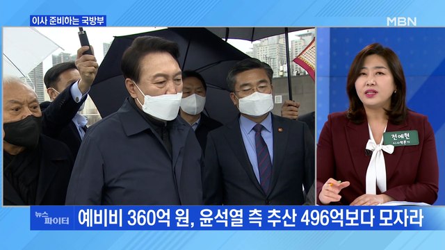 MBN 뉴스파이터-360억 예비비 의결…'집무실 이전' 카운트다운