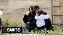 Kylie, Travis and Stormi seen enjoying rare day out at Disneyland