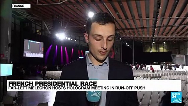 Far-left Melenchon makes last push to reach French presidential run-off