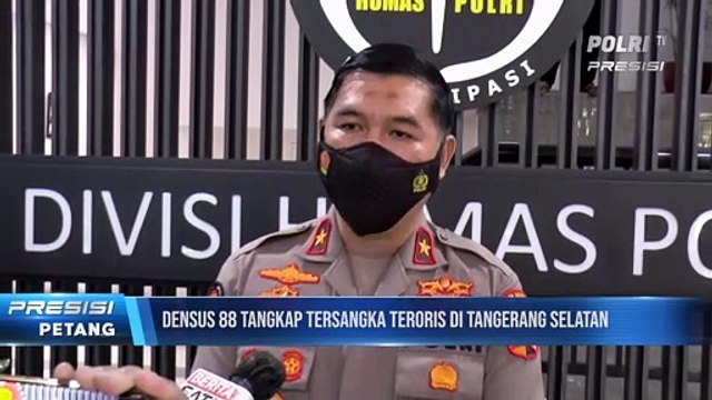Penangkapan Tersangka Teroris di Wilayah Tangerang Selatan Oleh Penyidik Densus 88
