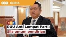RUU Anti Lompat Parti: DAP gesa semua parti umum pendirian
