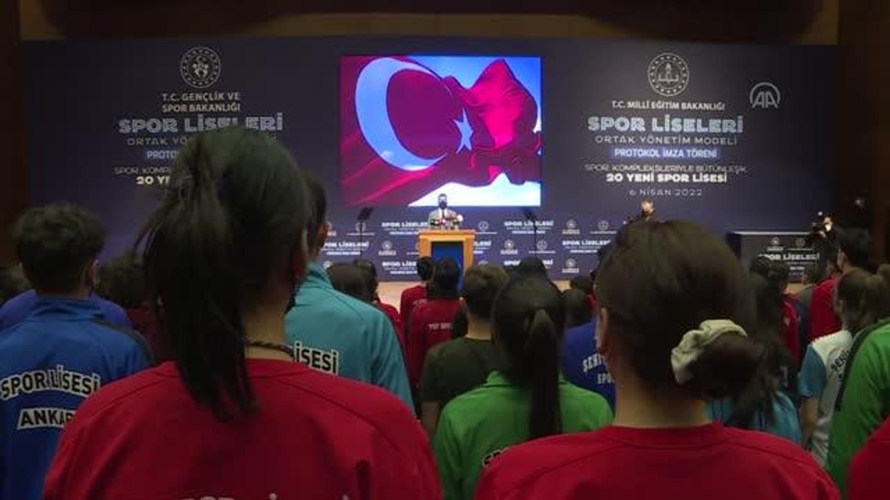 Özer: "Artık bundan sonra spor liselerini Gençlik ve Spor Bakanlığımızla birlikte yöneteceğiz"