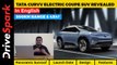 Tata Curvv Electric Coupe SUV Revealed | 500KM Range, Panoramic Sunroof, Multiple Motors & More