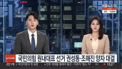 국민의힘 원내대표 선거 권성동·조해진 양자 대결