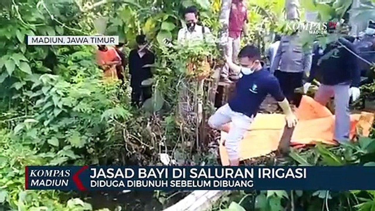 Jasad Bayi Di Saluran Irigasi, Diduga Dibunuh Sebelum Dibuang