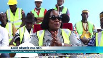 Guiglo : Anne Ouloto, présidente du Conseil Régional visite les chantiers en cours