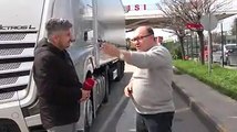 Bulgar polisinden Türk şoföre tokat