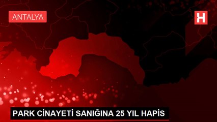 PARK CİNAYETİ SANIĞINA 25 YIL HAPİS