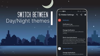 Hidden Settings app walkthrough (Download on google play)