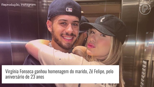 Zé Felipe mostra foto da infância de Virgínia Fonseca e detalhe chama atenção. Veja!