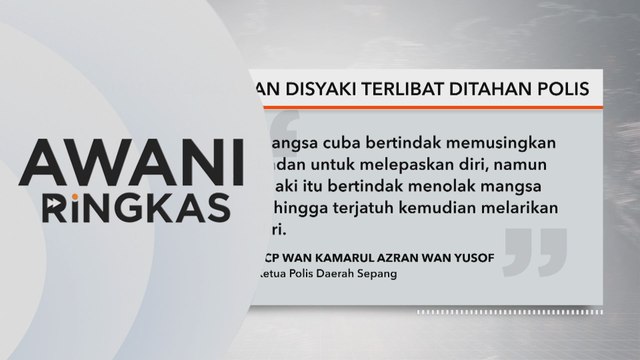 AWANI Ringkas: Kes cabul: Penghantar makanan ditahan