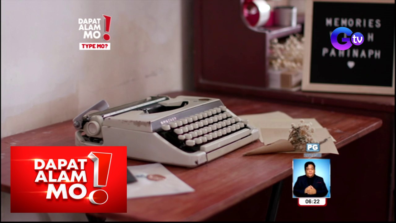 Dapat Alam Mo!: Typewriter muling nagbabalik? At personalize keyboard, panoorin!