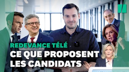 Présidentielle: les positions des candidats sur la redevance télé